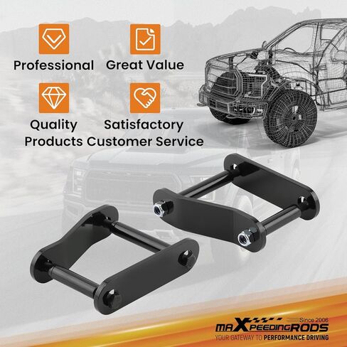 طقم رفع خلفي maxpeedingrods 2 بوصة لسيارة Nissan Frontier XTERRA 2005-2022، أغلال رفع التعليق لسوزوكي خط الاستواء 2009-2014 in Saudi Arabia
