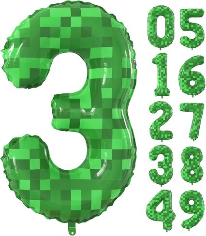 40 Inch Red White Cartoon Theme Number Balloons Large Birthday Party Number Balloons Cartoon Animation for Kids Birthday Party Decoration Supplies (Number 6) in Saudi Arabia