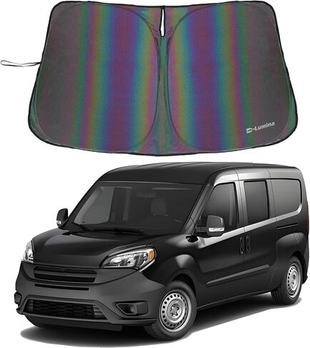 D-Lumina Windshield Sunshade - Compatible with Dodge Ram ProMaster Full Size Cargo Van Chassis Cab Cutaway 2014-2022 2023 2024 2025 - Foldable Front Window Sun Protector, Sun Shade, Heat Shield in Saudi Arabia