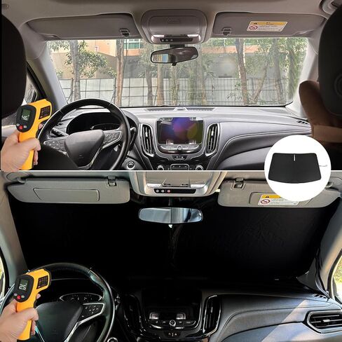 D-Lumina Windshield Sunshade - Compatible with Dodge Ram ProMaster Full Size Cargo Van Chassis Cab Cutaway 2014-2022 2023 2024 2025 - Foldable Front Window Sun Protector, Sun Shade, Heat Shield in Saudi Arabia
