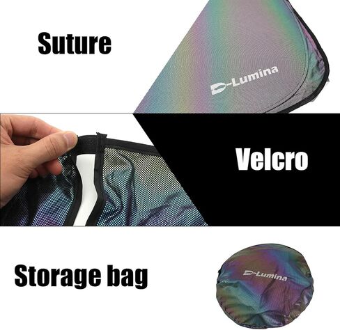 D-Lumina Windshield Sunshade - Compatible with Dodge Ram ProMaster Full Size Cargo Van Chassis Cab Cutaway 2014-2022 2023 2024 2025 - Foldable Front Window Sun Protector, Sun Shade, Heat Shield in Saudi Arabia
