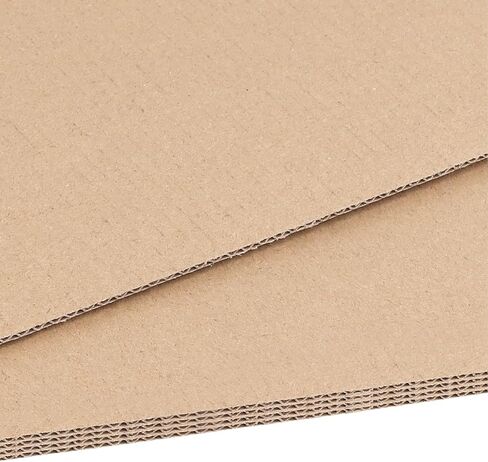 SHEUTSAN Corrugated Cardboard Sheets, 12 x 12 Inches, 60 Pack, Square Packaging Craft Mailing Supplies in Saudi Arabia
