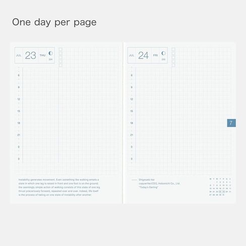 ほぼ日 Hobonichi Techo A6 – Kyohei Sakaguchi: Field Sky [English Original book] in Saudi Arabia