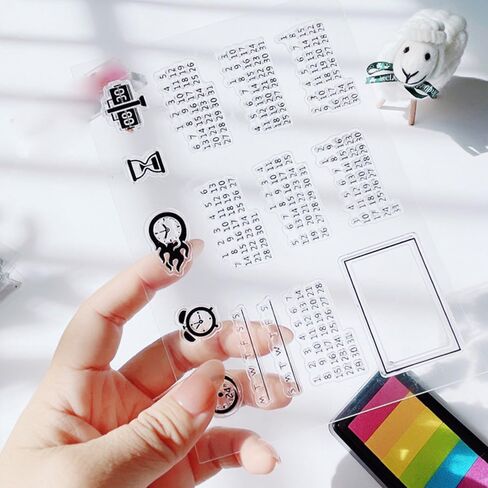 Happy Birthday Baby Shower Bottle Balloon Date Time Weight Name Clear Stamps Transparent Silicone Stamp Album Cards Rubber Stamp for Card Making Decoration and DIY Scrapbooking in Saudi Arabia