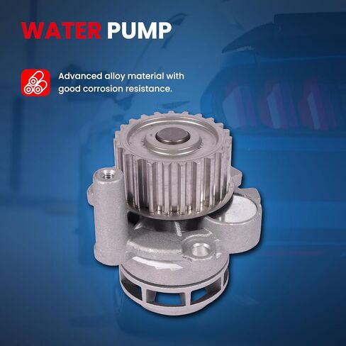 MOCA Timing Belt Kit Water Pump Compatible with 2007-2010 for Volkswagen Eos 2.0L, 2009-2015 for Audi TT Quattro 2.0L, 2006-2008 for Volkswagen Passat 2.0L, 2005-2009 for Audi A4 2.0L in Saudi Arabia