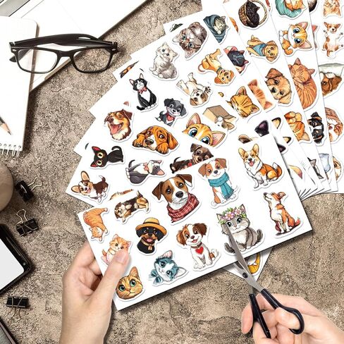 مجموعة ملصقات بطريق لطيفة مكونة من 108 قطع من الفينيل مقاومة للماء للأطفال والمراهقين وزجاجات مياه لسكرابوكينغ ومذكرات الكمبيوتر المحمول واللوازم المدرسية الإبداعية والمرح والدراجة والهاتف in Kuwait