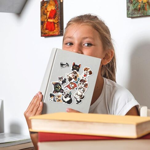 مجموعة ملصقات بطريق لطيفة مكونة من 108 قطع من الفينيل مقاومة للماء للأطفال والمراهقين وزجاجات مياه لسكرابوكينغ ومذكرات الكمبيوتر المحمول واللوازم المدرسية الإبداعية والمرح والدراجة والهاتف in Kuwait