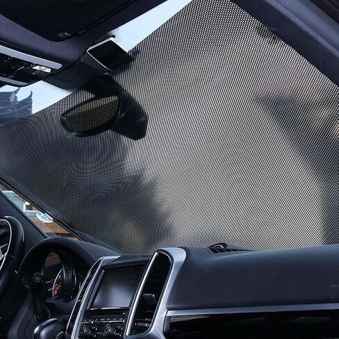 Car Automatic Retractable Sunshade Car Windshield Sun Block Visor Shade Curtain Sun, Integrated Automatic Retractable Sunshade for Car Blackout Curtain in Saudi Arabia