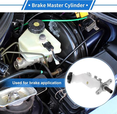 1 Pcs Brake Master Cylinder for Honda HR-V 2016-2019 Durable Aluminum Alloy,Plastic Engine Compartment Hydraulic Master Cylinder with Reservoir in Saudi Arabia