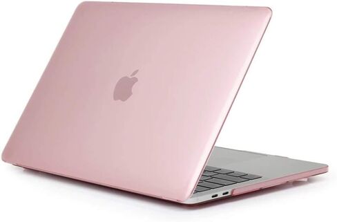 TryBest MacBook Case for MacBook 11.6 Inch Air(Model A1370/A1465) Smooth Transparent Soft Touch Plastic Hard Shell Anti-Scratch MacBook Protective Case - Pink in Saudi Arabia