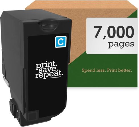 Print.Save.Repeat. Lexmark 74C1SM0 Magenta Toner Cartridge for CS720, CS725, CX725 Laser Printer [7,000 Pages] in Saudi Arabia