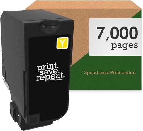Print.Save.Repeat. Lexmark 74C1SM0 Magenta Toner Cartridge for CS720, CS725, CX725 Laser Printer [7,000 Pages] in Saudi Arabia