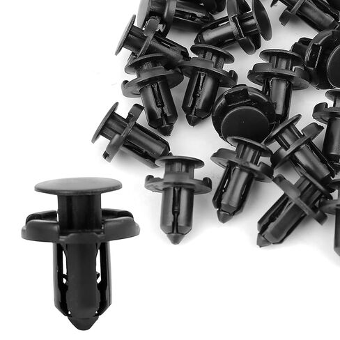 50pcs 9mm Hole Plastic Push Retainers Bumper Clips Fasteners Rivets Clips MR200300 for Honda in Saudi Arabia