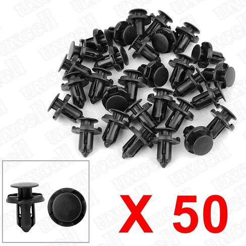 50pcs 9mm Hole Plastic Push Retainers Bumper Clips Fasteners Rivets Clips MR200300 for Honda in Saudi Arabia