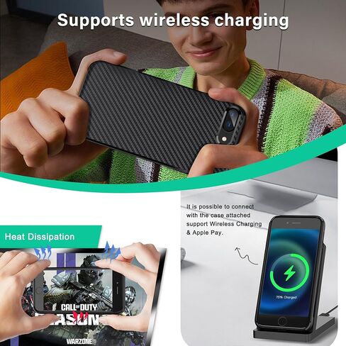 حافظة ONES رفيعة للغاية لهاتف iPhone Xs Max · نسيج من ألياف الكربون [منع بصمات الأصابع] [حماية الكاميرا والشاشة] [امتصاص الصدمات] [غير قابل للانزلاق] · غطاء خفيف الوزن أسود in Kuwait