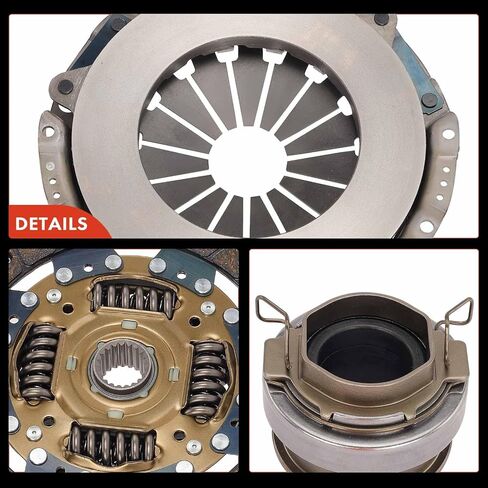 مجموعة قابض ناقل الحركة A-Premium متوافقة مع Toyota Tacoma 2010-2015، FJ Cruiser 2007-2014، Tundra 2005-2006، V6 4.0L Gas - DOHC مطحونة بشكل طبيعي in Kuwait