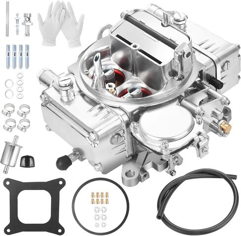 BR-67270 مكربن ​​4150 موديل 600 CFM 4 أسطوانات مضخة مزدوجة، متوافق مع محركات هولي كرايسلر ودودج وفورد وجي إم ولينكولن وميركوري وبليموث V8 in Kuwait