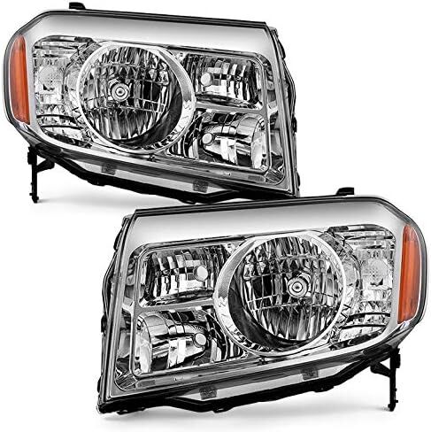 ACANII - For 2009-2011 Honda Pilot Factory Style Headlights Headlamps Assembly Pair Replacement Driver + Passenger Side in Saudi Arabia