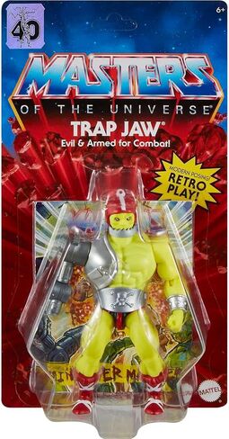 Masters of the Universe Origins Toy, Trap Jaw Action Figure, Posable with Mini Comic Book, MOTU Collectible​​ in Saudi Arabia