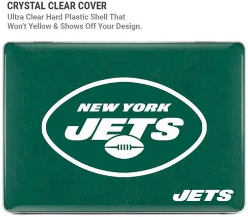 Skinit Case + Skin Compatible with MacBook Air 13in M1 (2021) - Officially Licensed NFL New York Jets Distressed Design in Saudi Arabia