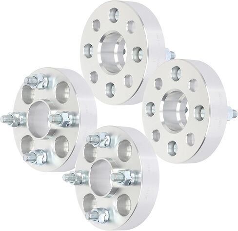SCITOO 4 pcs 4LUG 1.25 inch Wheel Spacers Adapters 4x100 with 12x1.5 Studs 54.1CB Compatible with for 323 1993-1994 for MX-5 Miata 2016-2018 for Prius 2001-2009 in Saudi Arabia