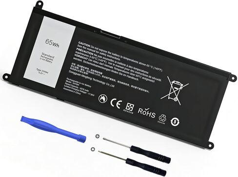 50Wh WDX0R Laptop Battery Replacement Dell Inspiron 13 15 5000 7000 Series 5570 7579 7378 5567 7573 5565 5379 5378 Latitude 3490 3590 3340 3400 3390 3500 3190 P69G 3CRH3 FW8KR CYMGM in Saudi Arabia