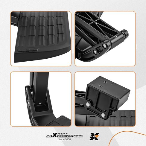 maxpeedingrods شاحنة السرير الخلفي خطوة الباب الخلفي خطوة السرير متوافقة مع Ford F150 2021 2022 2023 قابل للسحب استبدال 75328-01A 7532801A in Kuwait