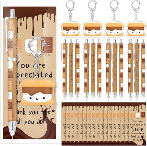 36 Sets Inspirational Gifts Bulk Motivational Pens and Keychains with Positive Card Employee Appreciation Gifts for Valentines Day Staff Coworker Office Team (You Rock) in Saudi Arabia