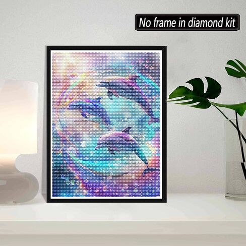 5D Diamond Art Kits for Adults - DIY Horse Diamond Painting Kits, Full Round Drill - Crystal Embroidery Cross Stitch Craft for Wall Decor Christmas Gifts - 12x16 Inch A653 in Saudi Arabia