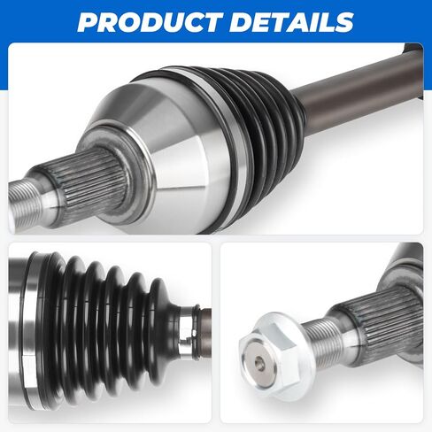 TadaMark Front Right CV Axle Shaft Assembly fit for Chevy Traverse 2009-2017, fit for GMC Acadia 2007-2017 fit for Buick Enclave 2008-2017, fit for Saturn Outlook 2007-2010, 2.5L 3.6L, Passenger side in Saudi Arabia