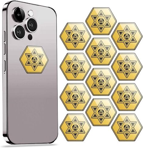 Cell Phone Protection Stickers-Black 12 Pcs Phone Sticker from All Phones/Tablets/Laptops/Computer/WiFi... All Devices in Kuwait