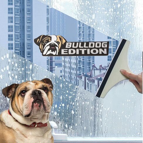 Dog Car Badge Laser Cutting Vehicle Emblem,3D Automotive Decals Car Stickers Dog Lover Gifts,Funny Waterproof Edition for Truck Rv Motorcycle Boat (Bulldog) in Saudi Arabia