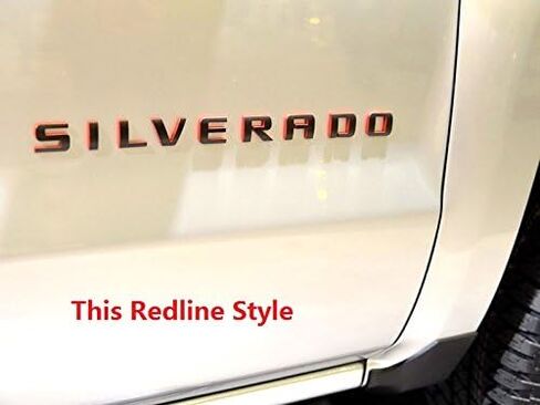 Yoaoo 2Pack OEM Cheyenne Redline لوحة الاسم شارة ثلاثية الأبعاد متوافقة مع الخط الأحمر الأصلي in Saudi Arabia