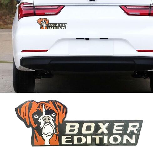 Dog Car Badge Laser Cutting Vehicle Emblem,3D Automotive Decals Car Stickers Dog Lover Gifts,Funny Waterproof Edition for Truck Rv Motorcycle Boat (Bulldog) in Saudi Arabia