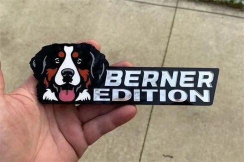 Dog Car Badge Laser Cutting Vehicle Emblem,3D Automotive Decals Car Stickers Dog Lover Gifts,Funny Waterproof Edition for Truck Rv Motorcycle Boat (Bulldog) in Saudi Arabia