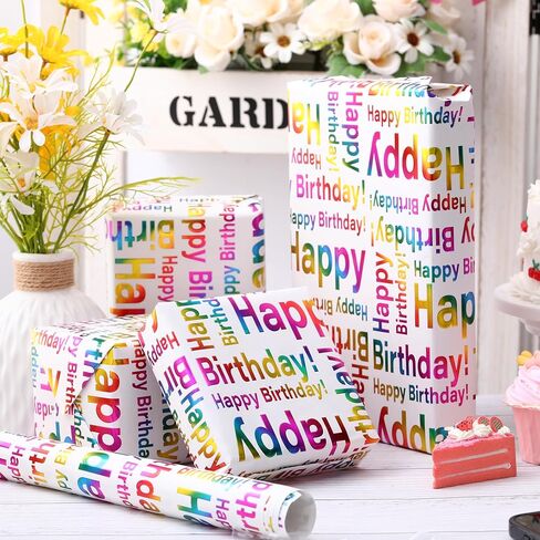 AmazingSpark Pink Bow Gift Wrapping Paper Roll Gold Foil Coquette Bow Gift Wrap 17 x 118 Inch Pink Striped Wrapping Paper for Girl Birthday Baby Shower Wedding Bachelorette Party Decor Supplies in Saudi Arabia