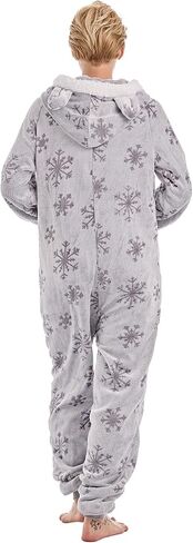 Onesie Pajamas for Women Fleece Womens Onesie Pajamas, Fuzzy Pajama Onesies for Women in Kuwait
