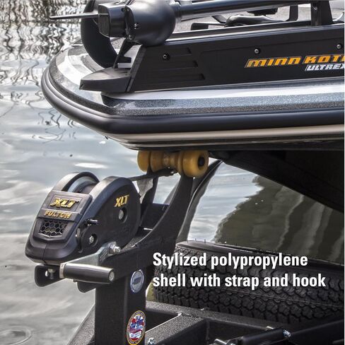 Fulton 142314 XLT Boat Trailer Winch with 20 Foot Winch Strap with Hook, 1,800 lbs. Capacity, Single-Speed Hand Crank Winch, Solid Drum Gear System in Saudi Arabia