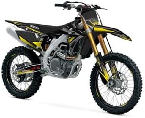 2010-2018 RMZ 250 Surge Black Senge Graphics مجموعة كاملة متوافقة مع سوزوكي in Kuwait