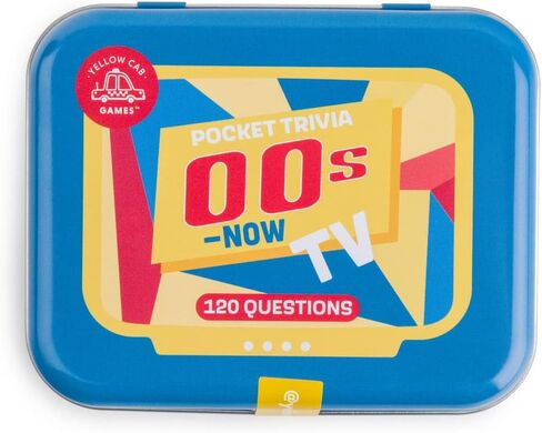 لعبة TV Trivial Pursuit - مجموعة ألعاب البطاقات الممتعة والصعبة في التسعينات المكونة من 60 بطاقة مع 120 سؤال - ألعاب الجيب سهلة اللعب in Kuwait