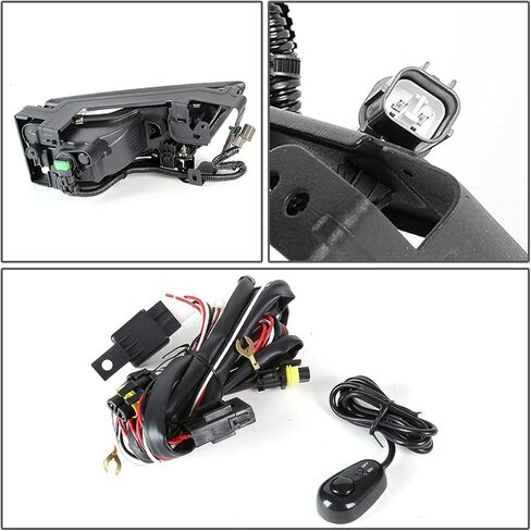 DNA MOTORING FL-ZTL-127-AM Front Bumper Fog Light Driver & Passenger Side Enhance visibility [Compatible with 13-14 Honda Accord 4Dr Sedan] in Saudi Arabia