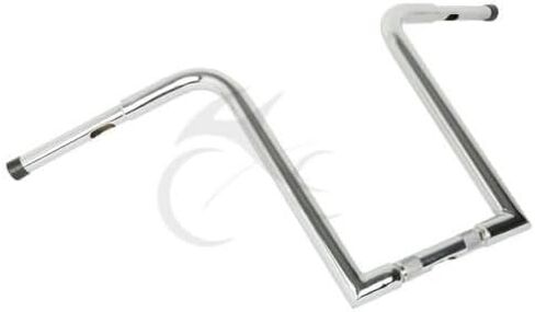 XMT-MOTO Chrome 16" Rise Ape Hanger Bar Fat 1-1/4" Handlebar Fit for Harley-Davidson FLST FXST Sportster XL including Throttle-by-wire models and any Custom Application in Saudi Arabia
