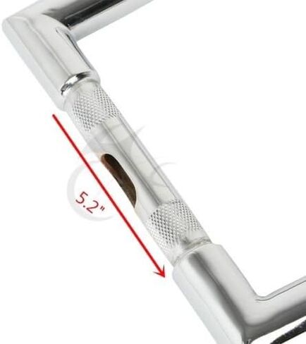 XMT-MOTO Chrome 16" Rise Ape Hanger Bar Fat 1-1/4" Handlebar Fit for Harley-Davidson FLST FXST Sportster XL including Throttle-by-wire models and any Custom Application in Saudi Arabia