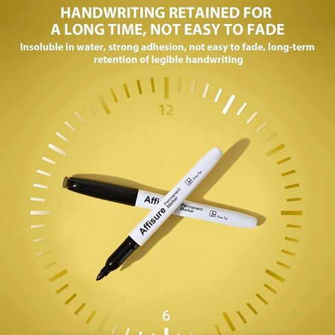 أقلام تحديد دائمة، أسود، أزرق، أحمر، 15 عبوة، نقطة دقيقة، مجموعة ألوان متنوعة، تعمل على الخشب والبلاستيك والمعادن وأكثر من ذلك، للبالغين، الفنان، المعلم، الأطفال in Kuwait