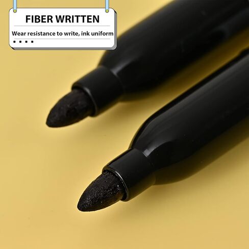 أقلام تحديد دائمة، أسود، أزرق، أحمر، 15 عبوة، نقطة دقيقة، مجموعة ألوان متنوعة، تعمل على الخشب والبلاستيك والمعادن وأكثر من ذلك، للبالغين، الفنان، المعلم، الأطفال in Kuwait