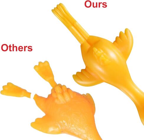 Sumind 50 Pack Chicken Slingshot Rubber Flick Flying Chicken Flingers Stretchy Funny Christmas, Easter Chicks Party Activity for Children in Saudi Arabia