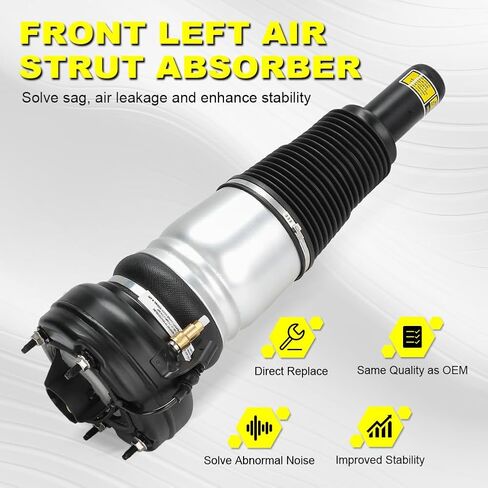 JDMON Front Air Strut Suspension Shock Absorber Replacement for 2010-2018 Audi A6 A7 A8 S6 S7 S8 RS6, Replacement for Bentley Mulsanne 2009-2019, Replaces 4H0616039AK, 4H0616039AB in Saudi Arabia