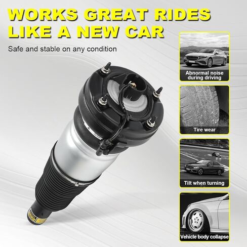 JDMON Front Air Strut Suspension Shock Absorber Replacement for 2010-2018 Audi A6 A7 A8 S6 S7 S8 RS6, Replacement for Bentley Mulsanne 2009-2019, Replaces 4H0616039AK, 4H0616039AB in Saudi Arabia