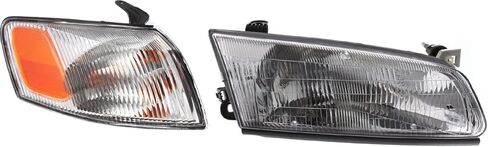 Garage-Pro Passenger Side Headlight Kit for Toyota Camry CE LE XLE 1997-1999 Halogen With bulb(s) W/Corner Light Replaces# 81110AA010 81510AA010 in Saudi Arabia