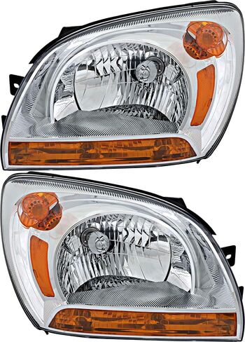 For Kia Sportage Headlight 2005 2006 2007 2008 Driver and Passenger Side Headlamp Assembly Replacement in Saudi Arabia